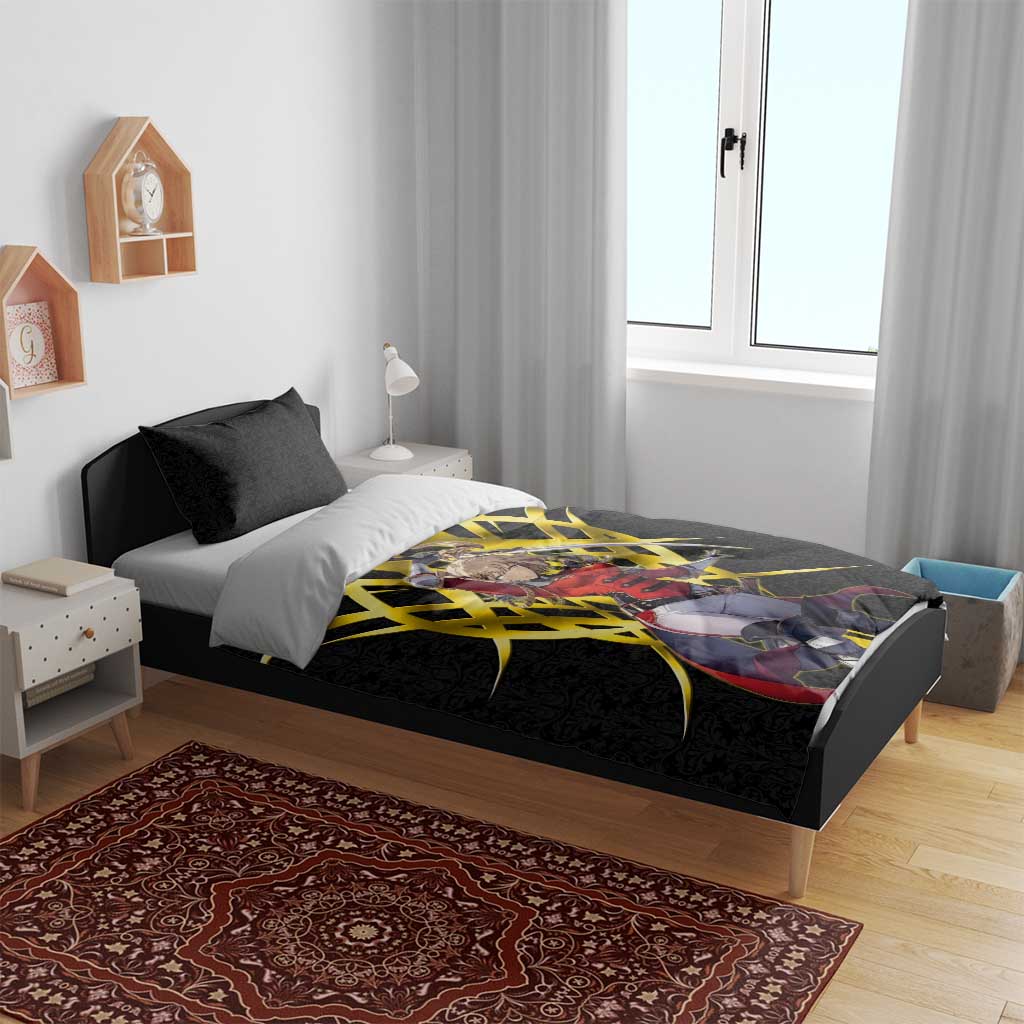 Cha Hae In Solo Leveling Bedding Set Golden Bladecore Anime Style