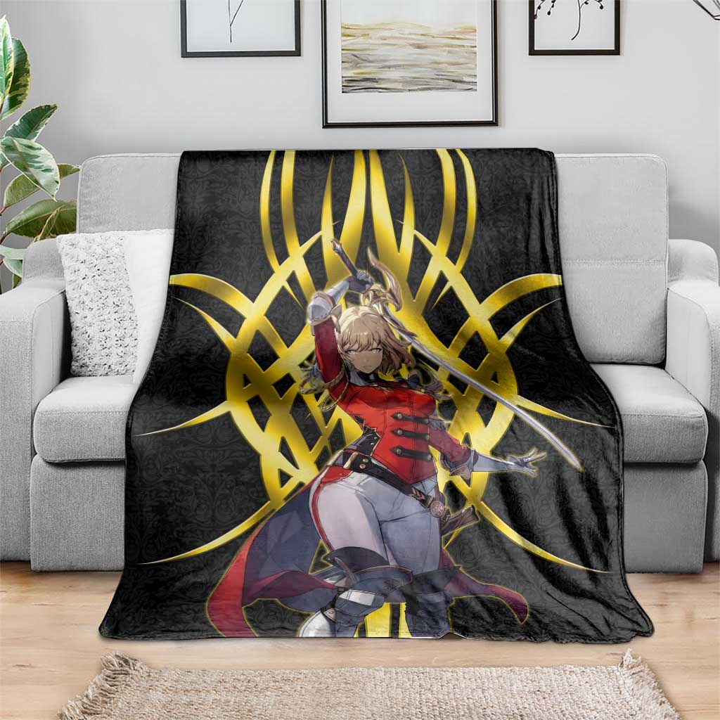 Cha Hae In Solo Leveling Blanket Golden Bladecore Anime Style