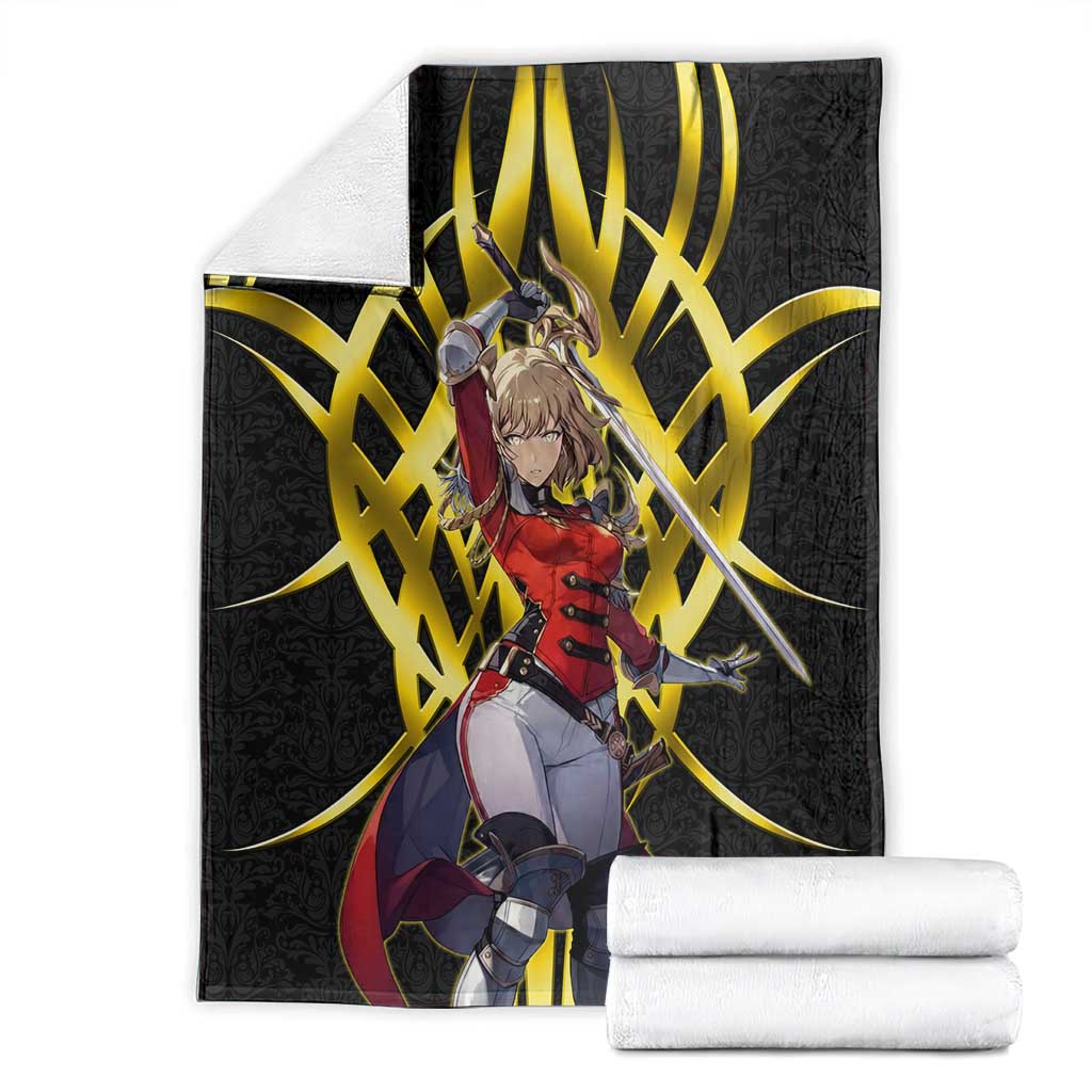 Cha Hae In Solo Leveling Blanket Golden Bladecore Anime Style