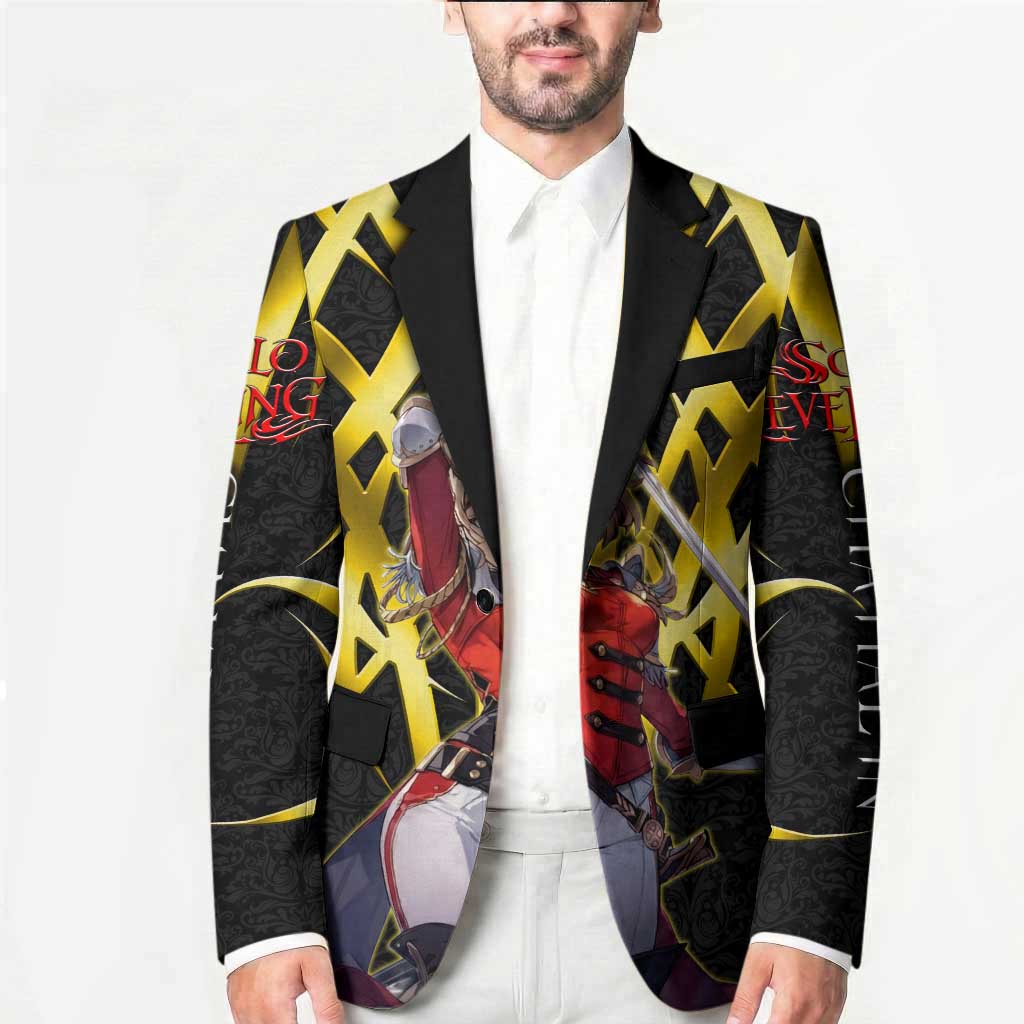 Cha Hae In Solo Leveling Blazer Golden Bladecore Anime Style