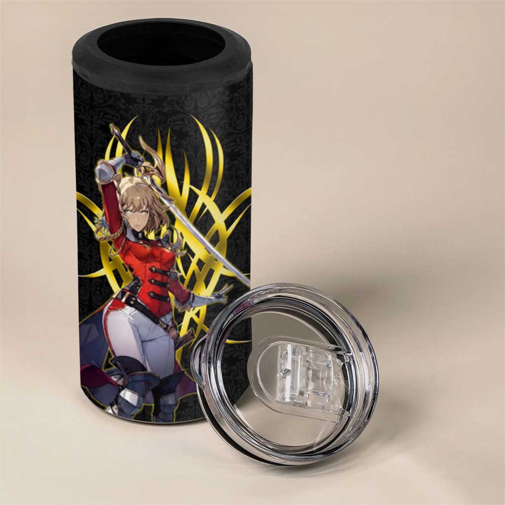 Cha Hae In Solo Leveling 4 in 1 Can Cooler Tumbler Golden Bladecore Anime Style