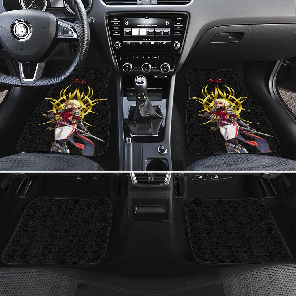 Cha Hae In Solo Leveling Car Mats Golden Bladecore Anime Style