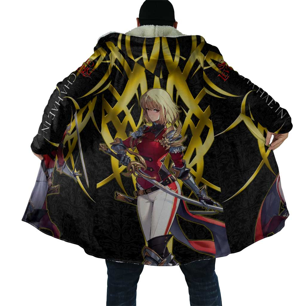 Cha Hae In Solo Leveling Cloak Golden Bladecore Anime Style