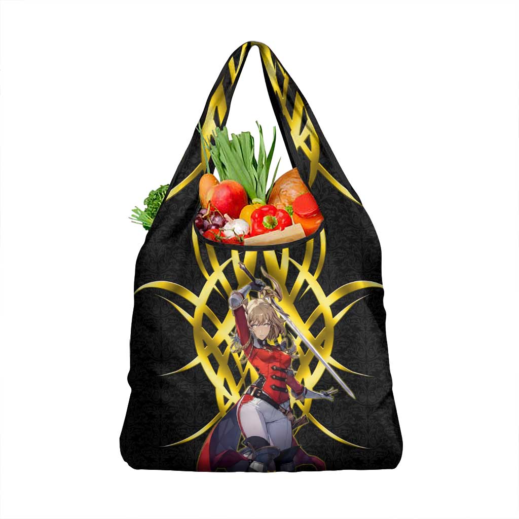 Cha Hae In Solo Leveling Grocery Bag Golden Bladecore Anime Style