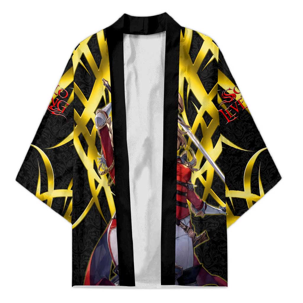 Cha Hae In Solo Leveling Kimono Golden Bladecore Anime Style