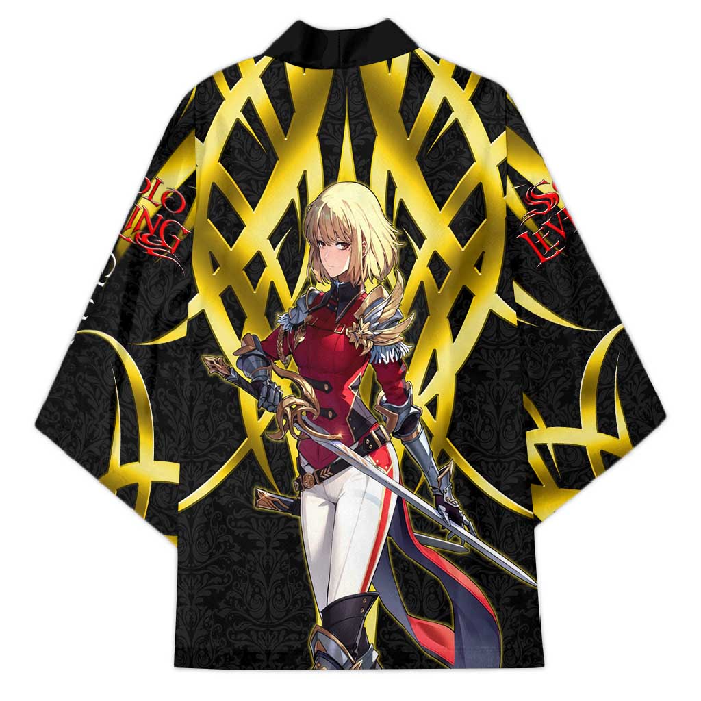 Cha Hae In Solo Leveling Kimono Golden Bladecore Anime Style