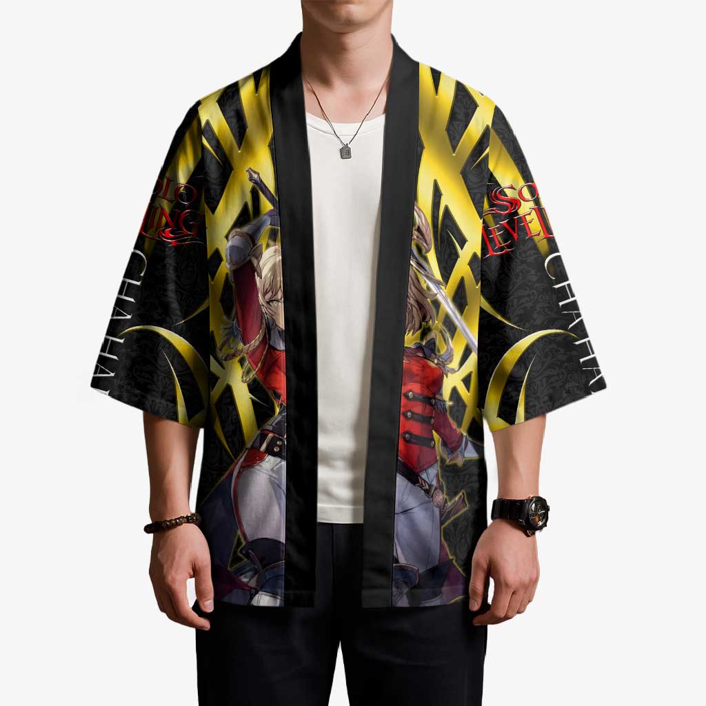 Cha Hae In Solo Leveling Kimono Golden Bladecore Anime Style