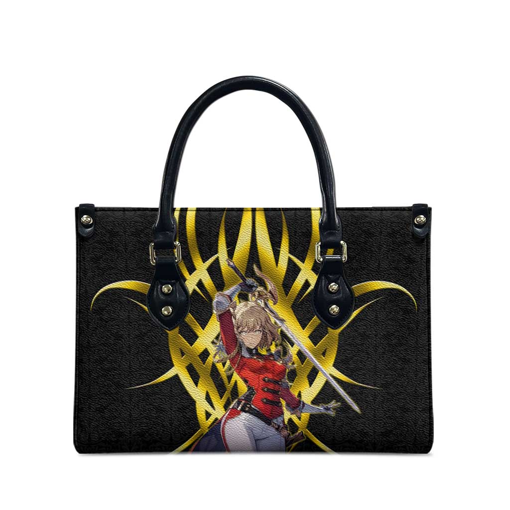 Cha Hae In Solo Leveling Leather Bag Golden Bladecore Anime Style