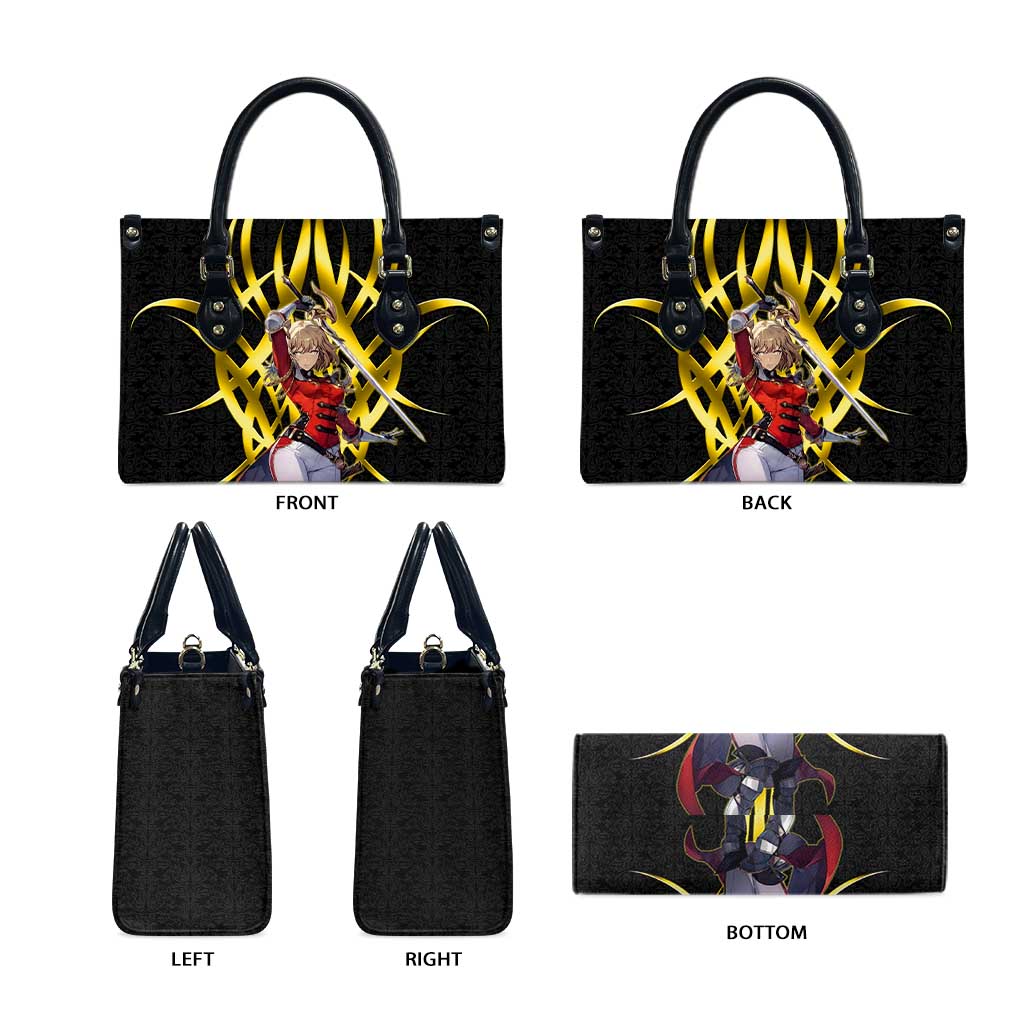 Cha Hae In Solo Leveling Leather Bag Golden Bladecore Anime Style