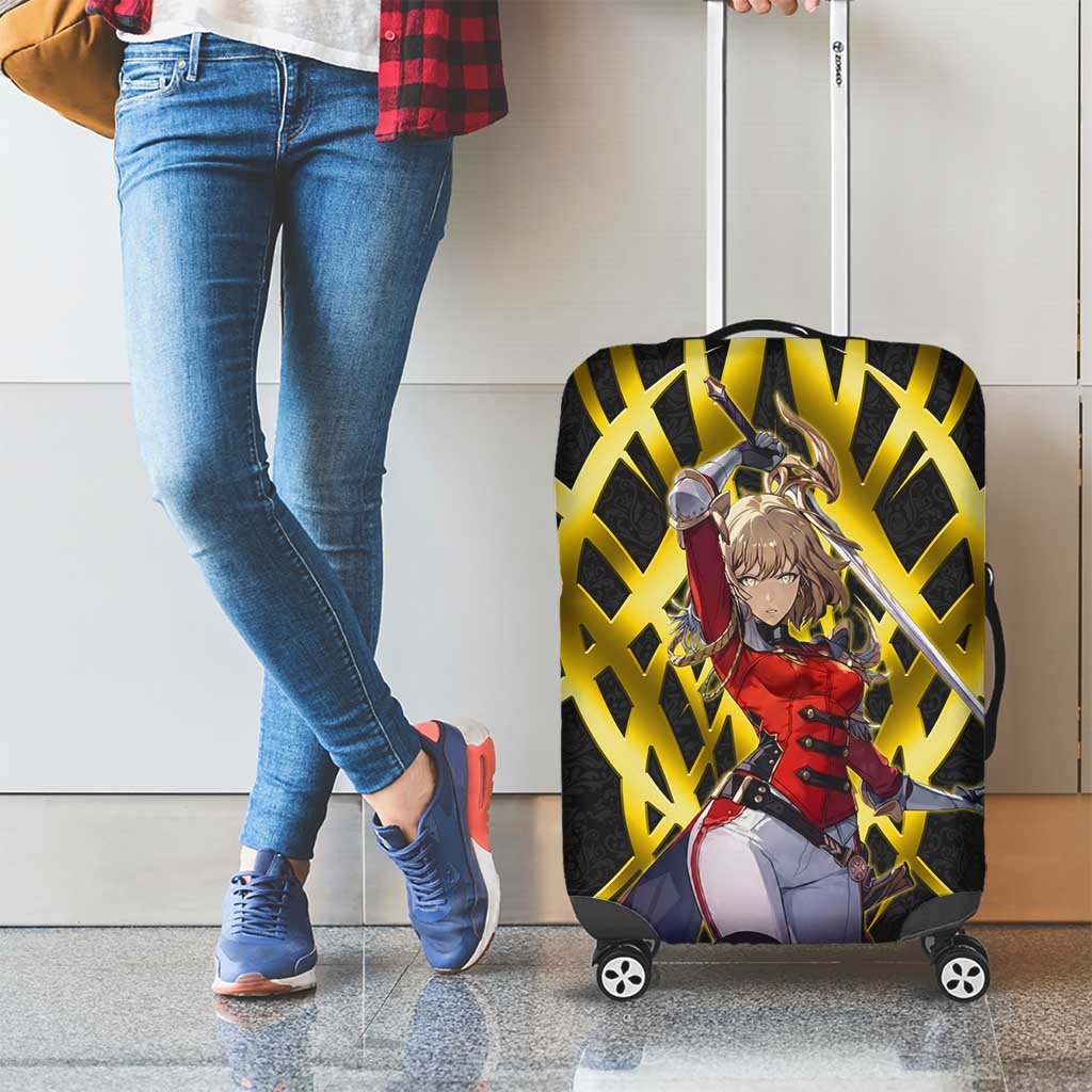Cha Hae In Solo Leveling Luggage Cover Golden Bladecore Anime Style