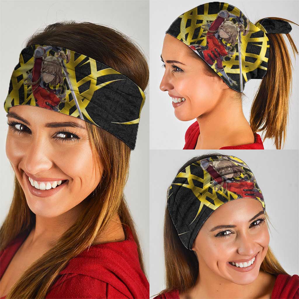 Cha Hae In Solo Leveling Neck Gaiter Golden Bladecore Anime Style