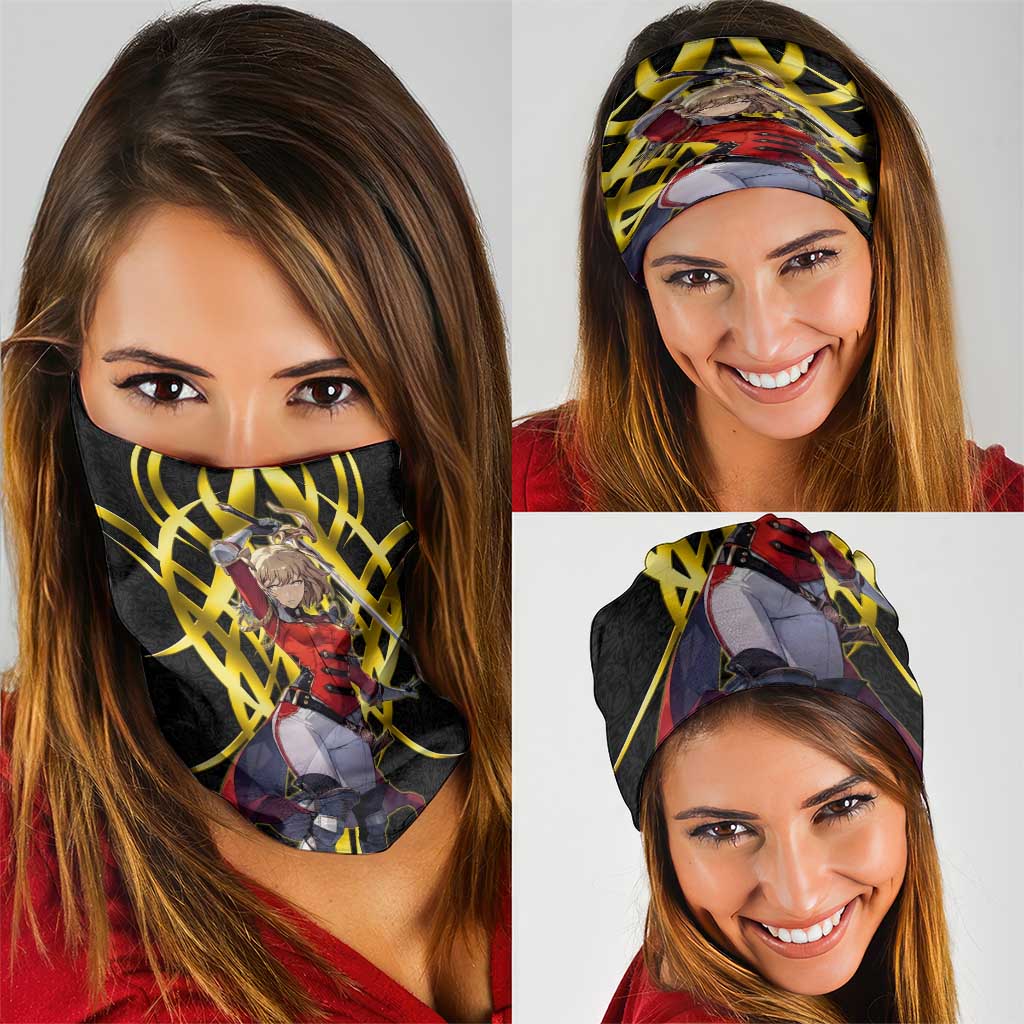 Cha Hae In Solo Leveling Neck Gaiter Golden Bladecore Anime Style