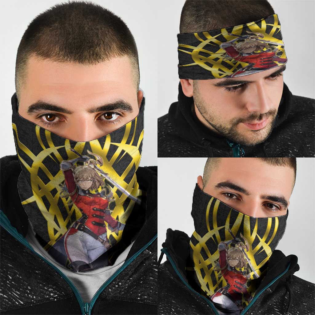 Cha Hae In Solo Leveling Neck Gaiter Golden Bladecore Anime Style