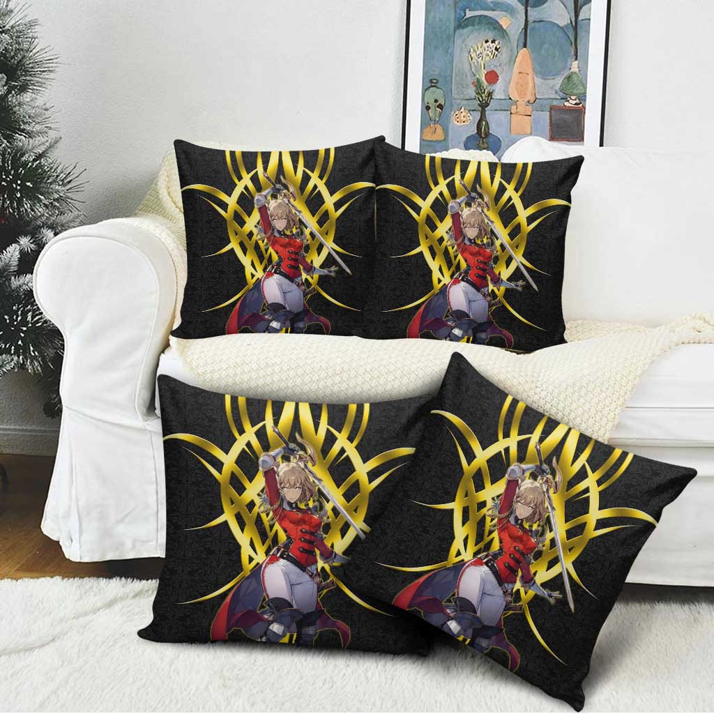 Cha Hae In Solo Leveling Pillow Cover Golden Bladecore Anime Style