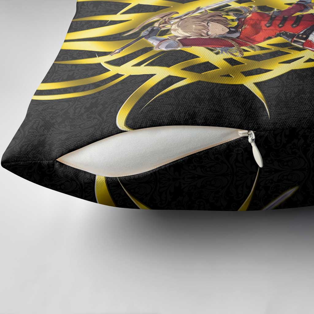 Cha Hae In Solo Leveling Pillow Cover Golden Bladecore Anime Style