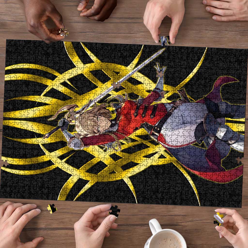Cha Hae In Solo Leveling Puzzle Golden Bladecore Anime Style