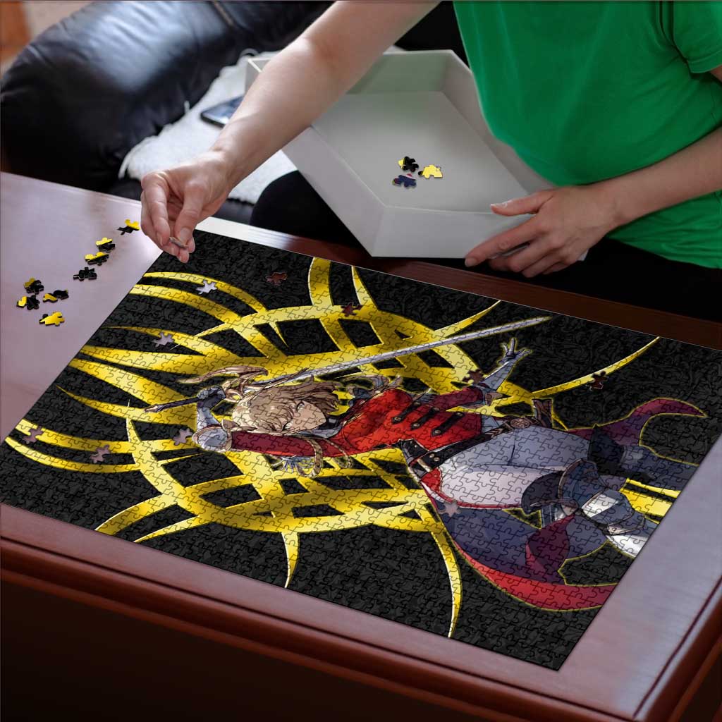 Cha Hae In Solo Leveling Puzzle Golden Bladecore Anime Style