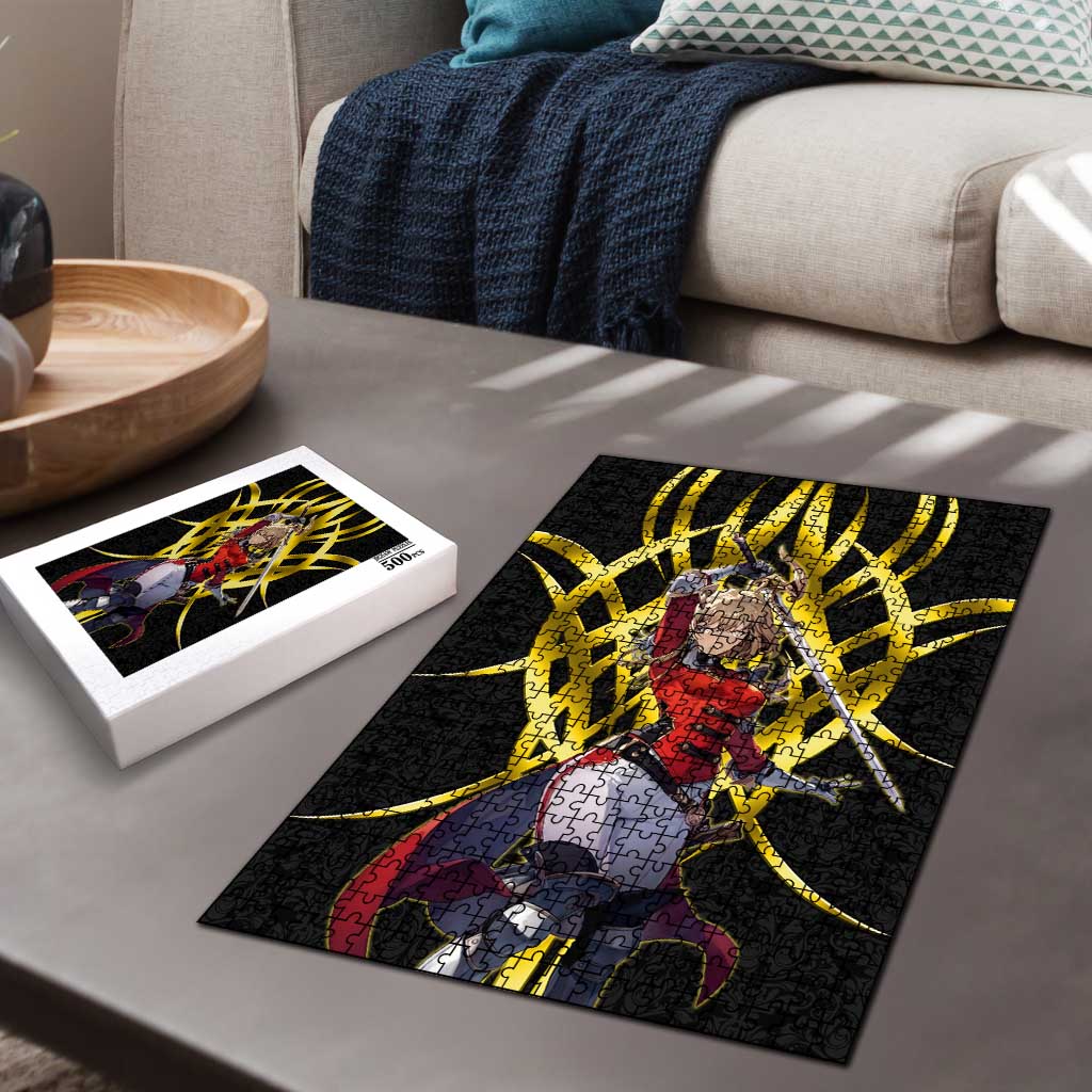 Cha Hae In Solo Leveling Puzzle Golden Bladecore Anime Style