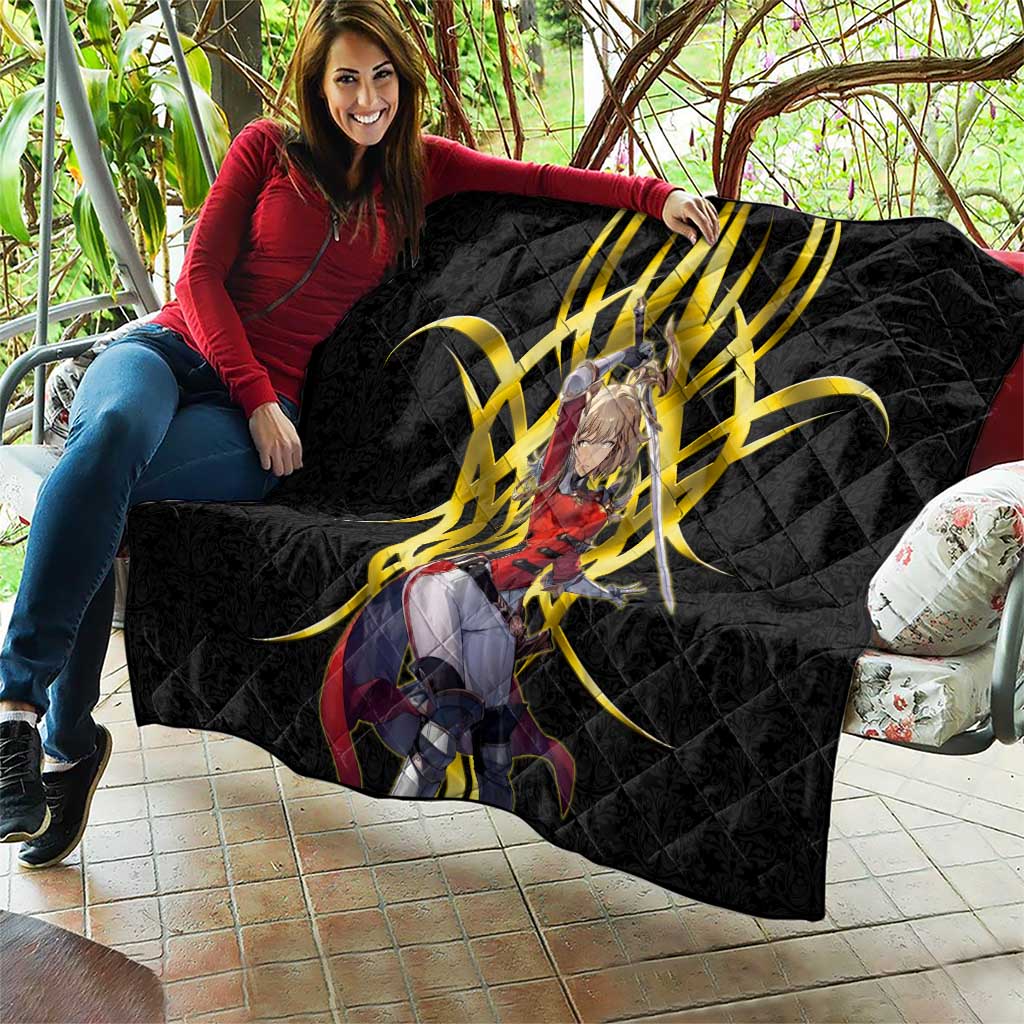 Cha Hae In Solo Leveling Quilt Golden Bladecore Anime Style