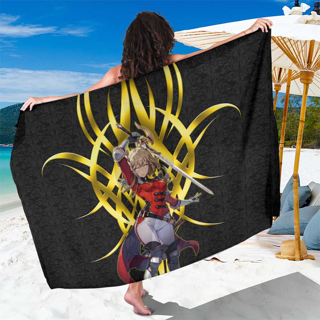 Cha Hae In Solo Leveling Sarong Golden Bladecore Anime Style