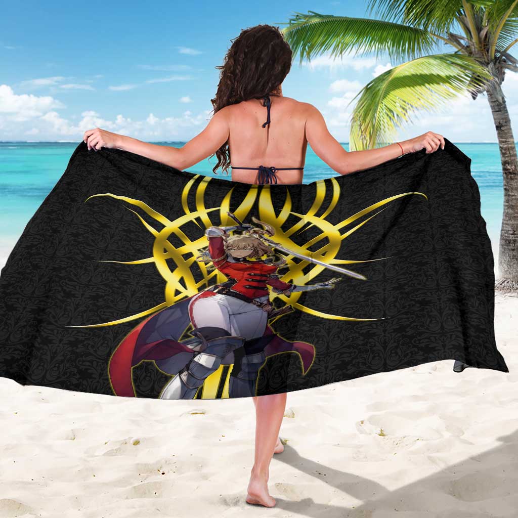 Cha Hae In Solo Leveling Sarong Golden Bladecore Anime Style