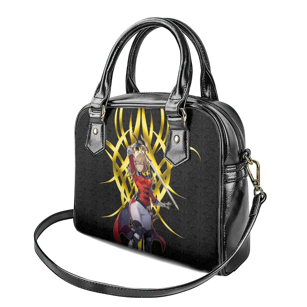 Cha Hae In Solo Leveling Shoulder Handbag Golden Bladecore Anime Style
