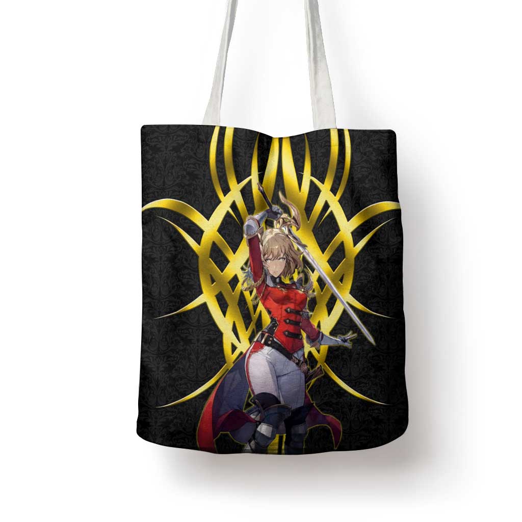 Cha Hae In Solo Leveling Tote Bag Golden Bladecore Anime Style