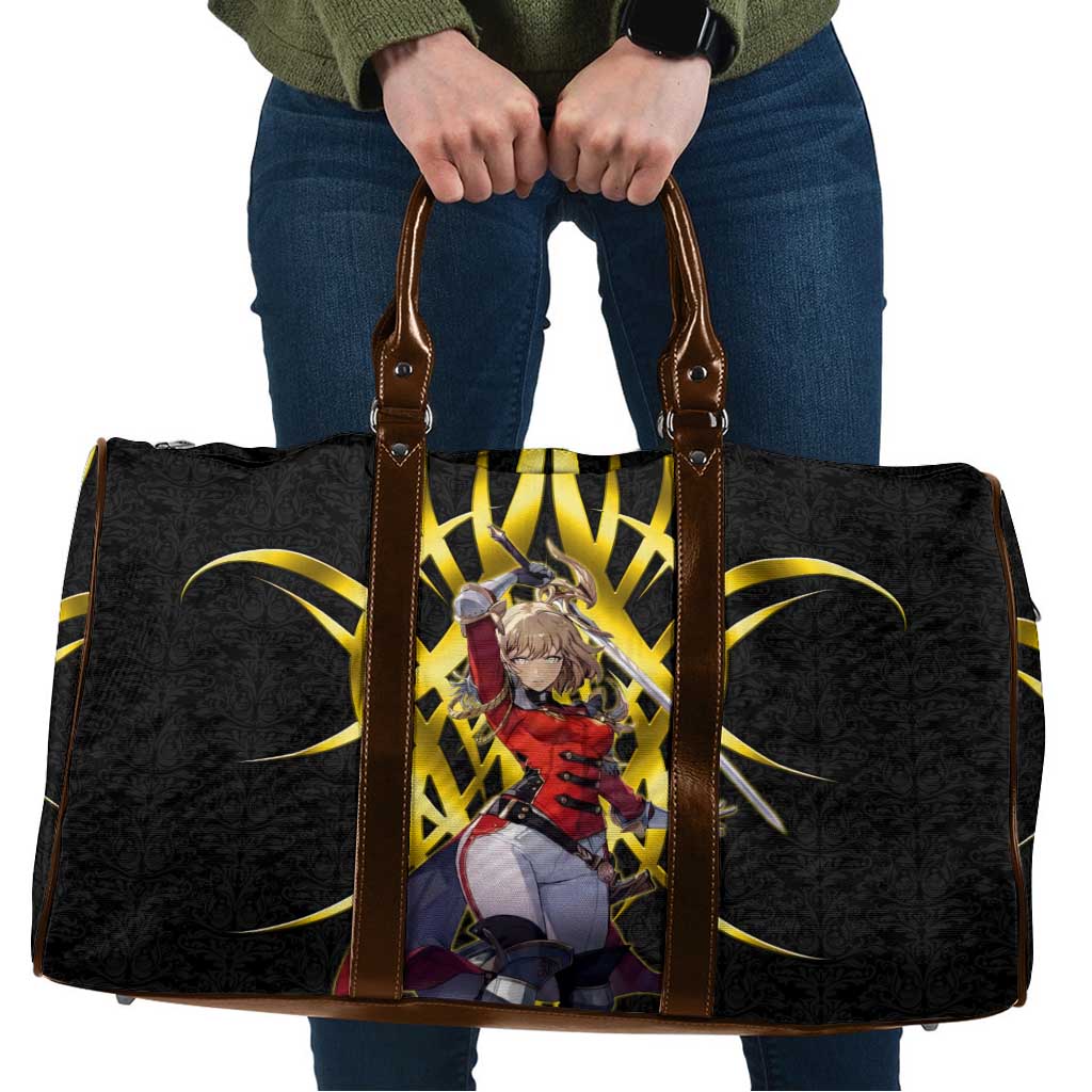 Cha Hae In Solo Leveling Travel Bag Golden Bladecore Anime Style