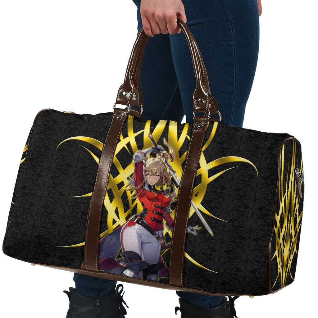 Cha Hae In Solo Leveling Travel Bag Golden Bladecore Anime Style
