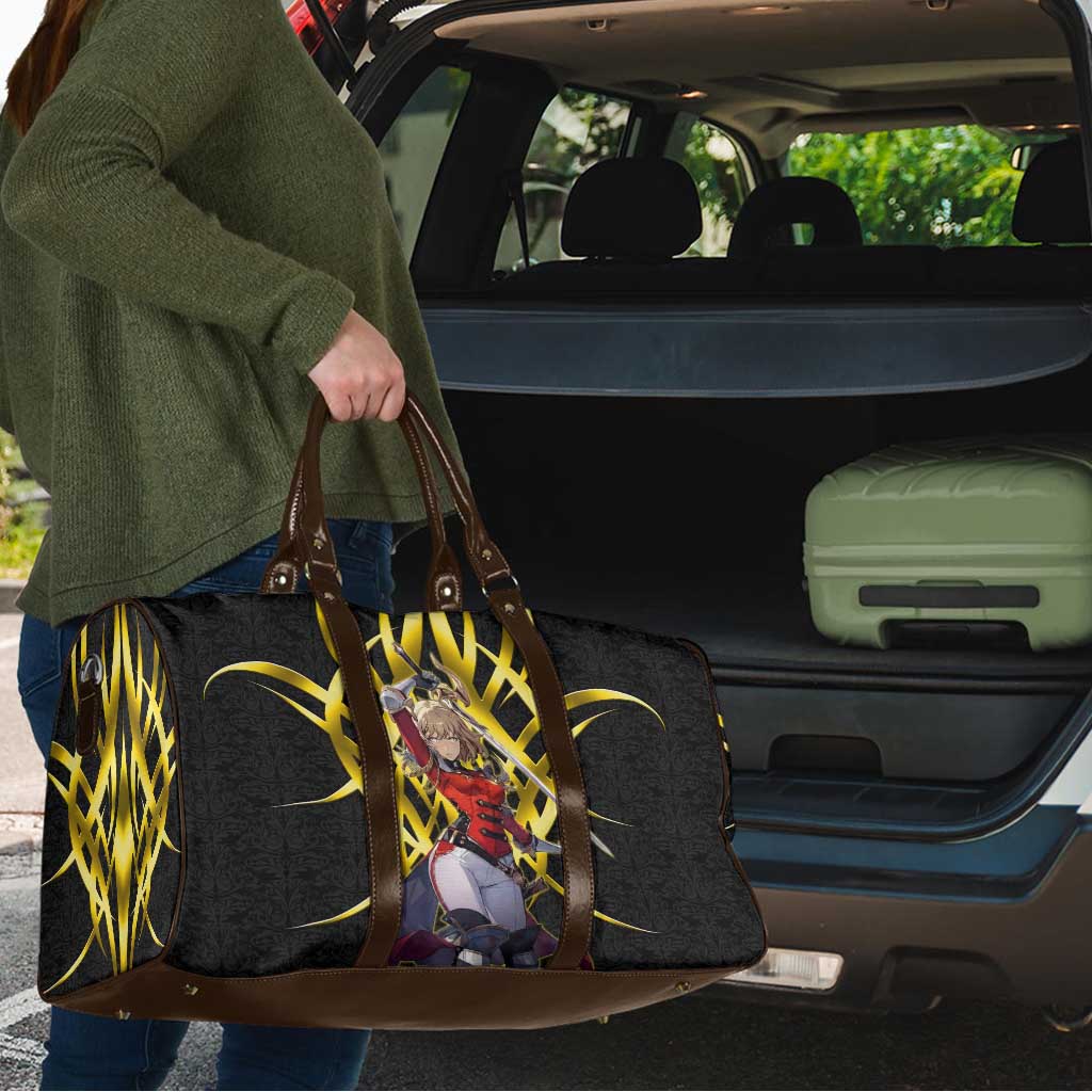 Cha Hae In Solo Leveling Travel Bag Golden Bladecore Anime Style