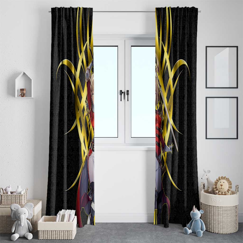 Cha Hae In Solo Leveling Window Curtain Golden Bladecore Anime Style