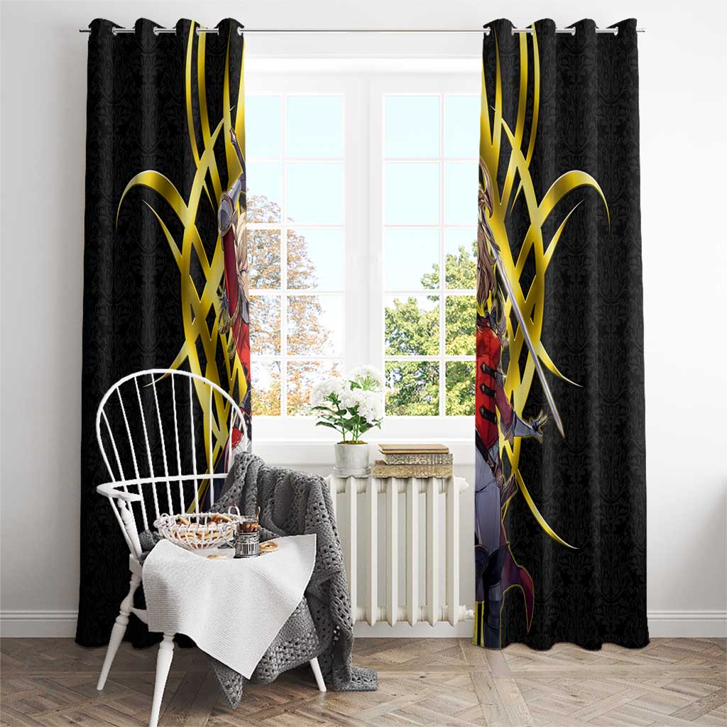 Cha Hae In Solo Leveling Window Curtain Golden Bladecore Anime Style