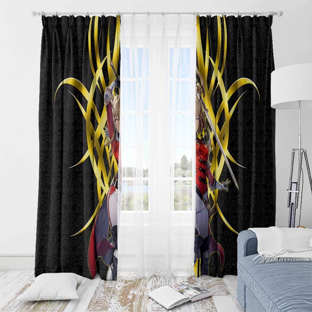 Cha Hae In Solo Leveling Window Curtain Golden Bladecore Anime Style