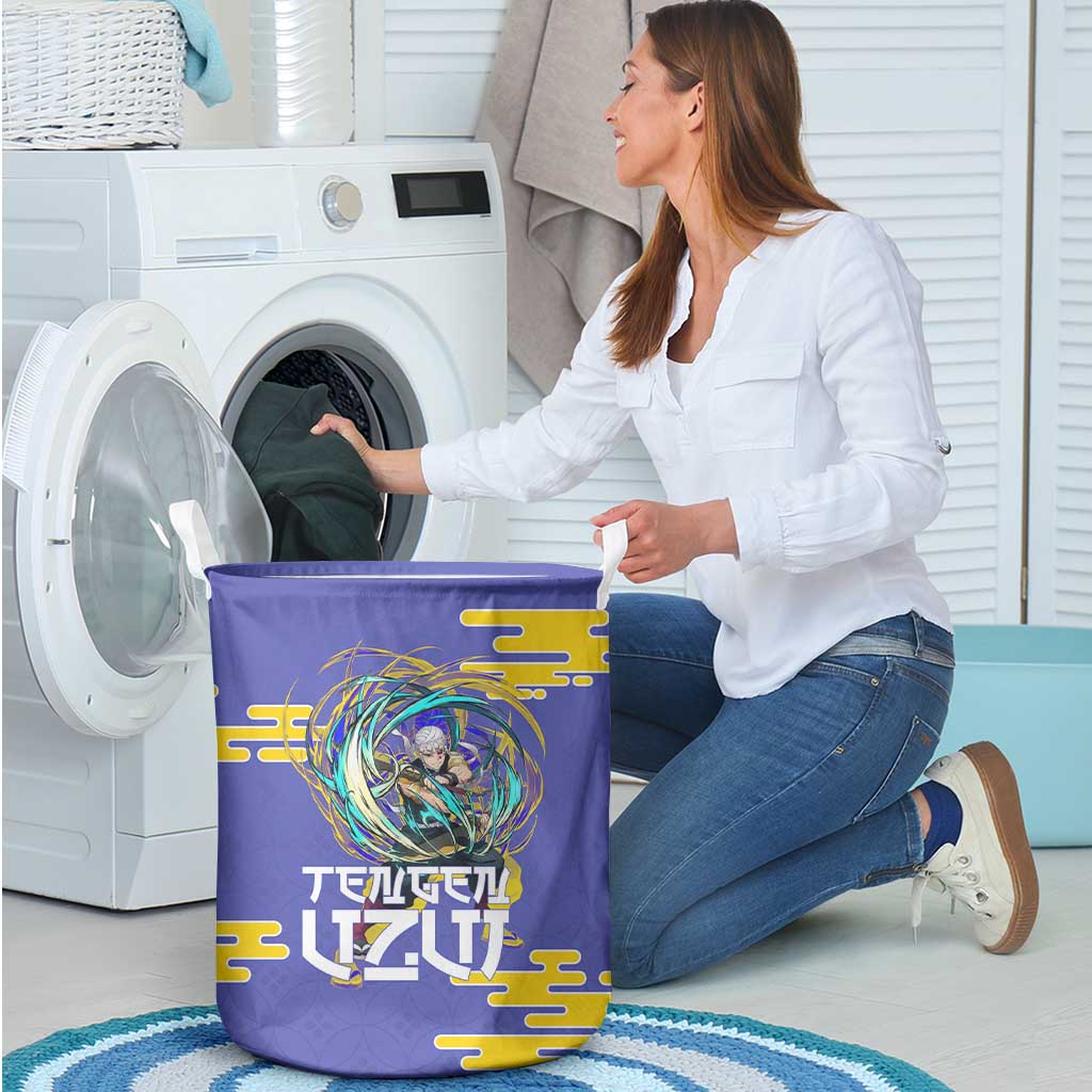 Tengen Uzui Demon Slayer Laundry Basket Vibrant Anime Soundwave Style
