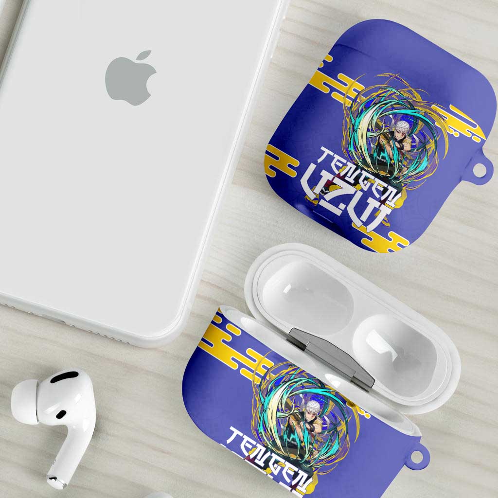 Tengen Uzui Demon Slayer AirPods Case Vibrant Anime Soundwave Style