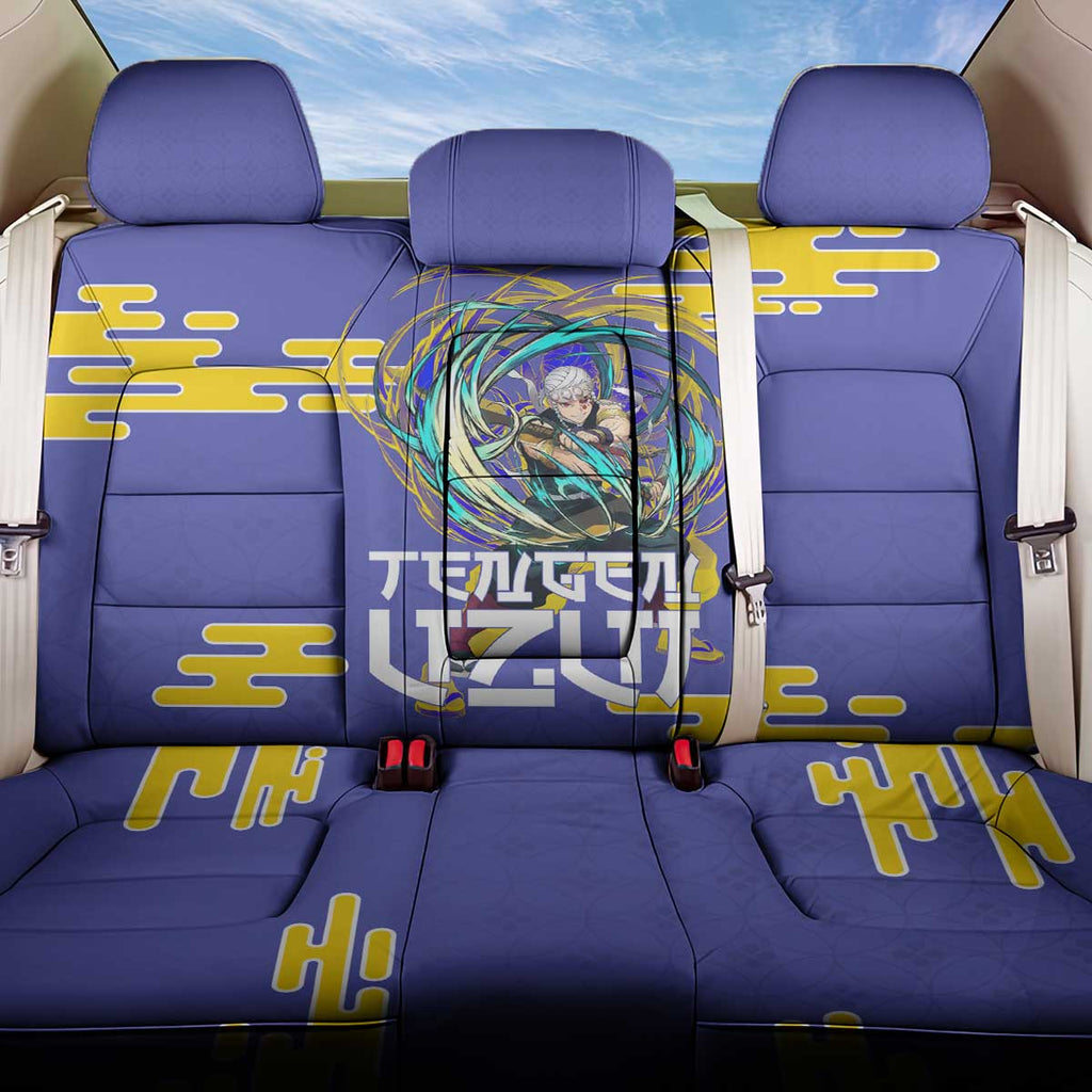 Tengen Uzui Demon Slayer Back Car Seat Cover Vibrant Anime Soundwave Style