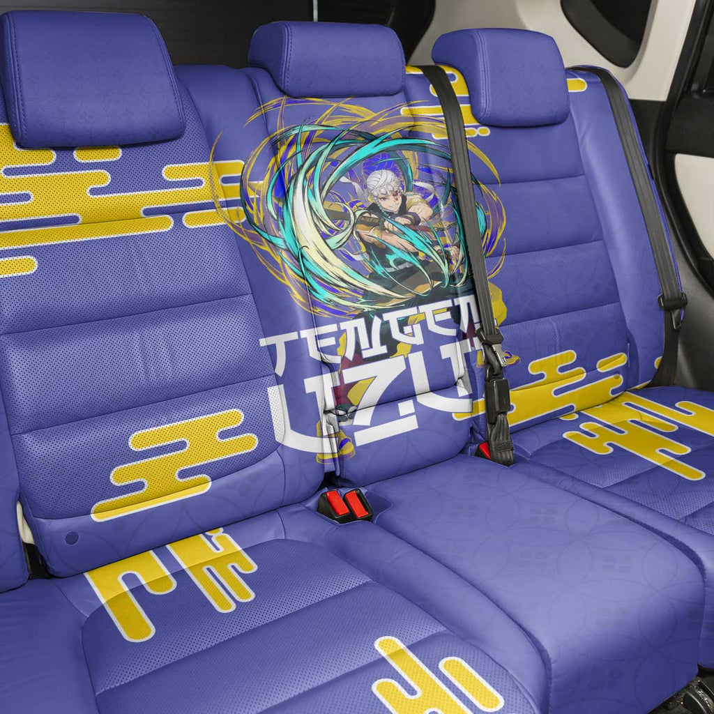 Tengen Uzui Demon Slayer Back Car Seat Cover Vibrant Anime Soundwave Style