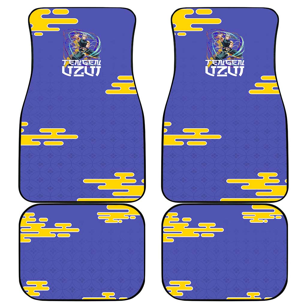 Tengen Uzui Demon Slayer Car Mats Vibrant Anime Soundwave Style