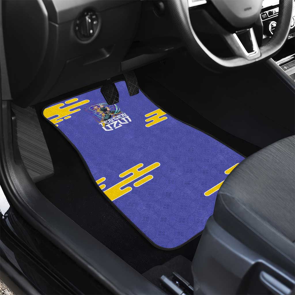 Tengen Uzui Demon Slayer Car Mats Vibrant Anime Soundwave Style