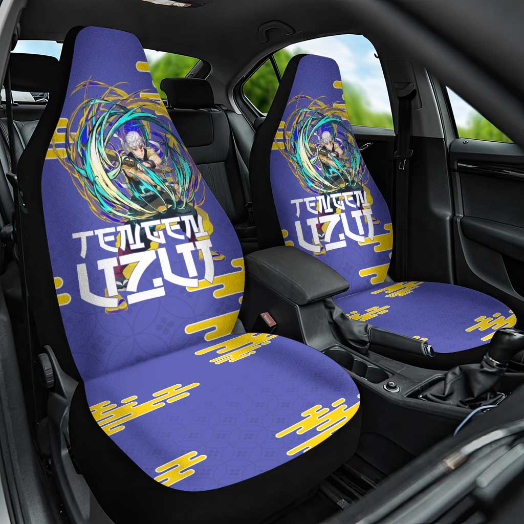 Tengen Uzui Demon Slayer Car Seat Cover Vibrant Anime Soundwave Style
