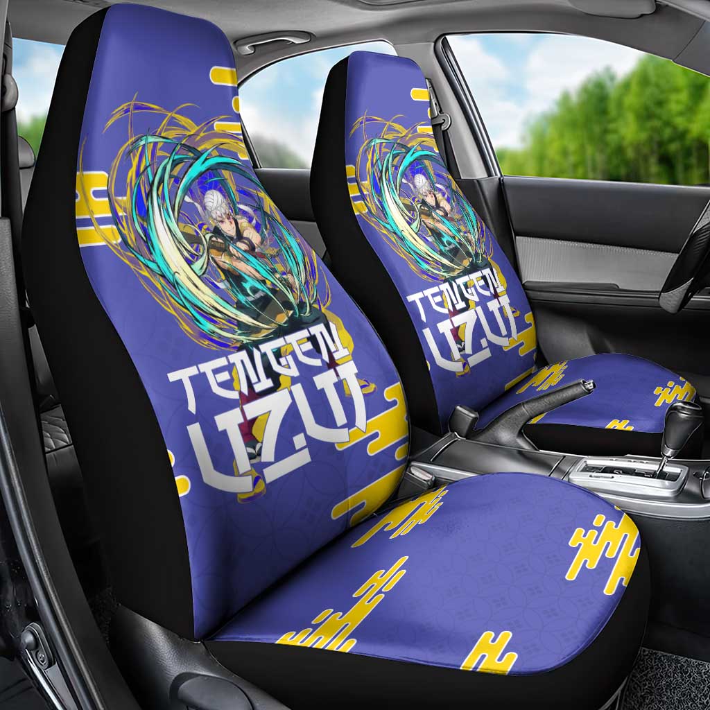 Tengen Uzui Demon Slayer Car Seat Cover Vibrant Anime Soundwave Style
