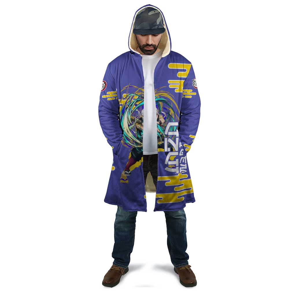 Tengen Uzui Demon Slayer Cloak Vibrant Anime Soundwave Style