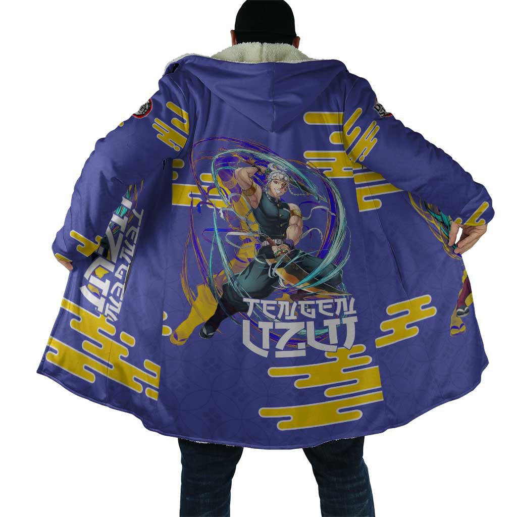 Tengen Uzui Demon Slayer Cloak Vibrant Anime Soundwave Style