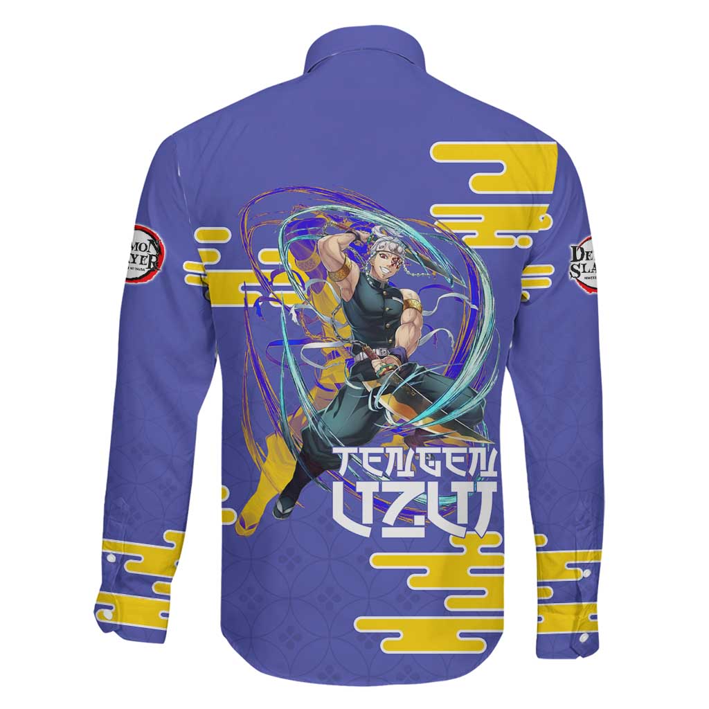 Tengen Uzui Demon Slayer Family Matching Mermaid Dress and Hawaiian Shirt Vibrant Anime Soundwave Style