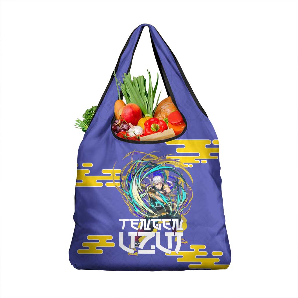 Tengen Uzui Demon Slayer Grocery Bag Vibrant Anime Soundwave Style