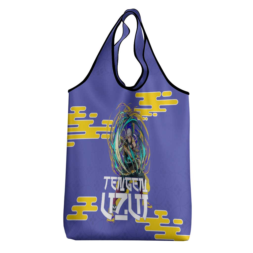 Tengen Uzui Demon Slayer Grocery Bag Vibrant Anime Soundwave Style