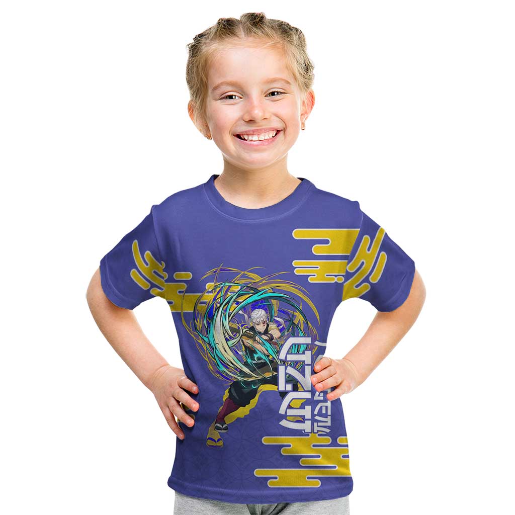 Tengen Uzui Demon Slayer Kid T Shirt Vibrant Anime Soundwave Style