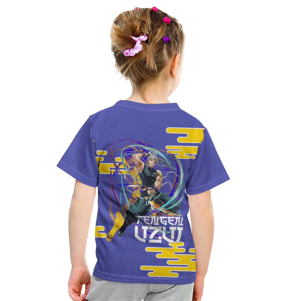 Tengen Uzui Demon Slayer Kid T Shirt Vibrant Anime Soundwave Style