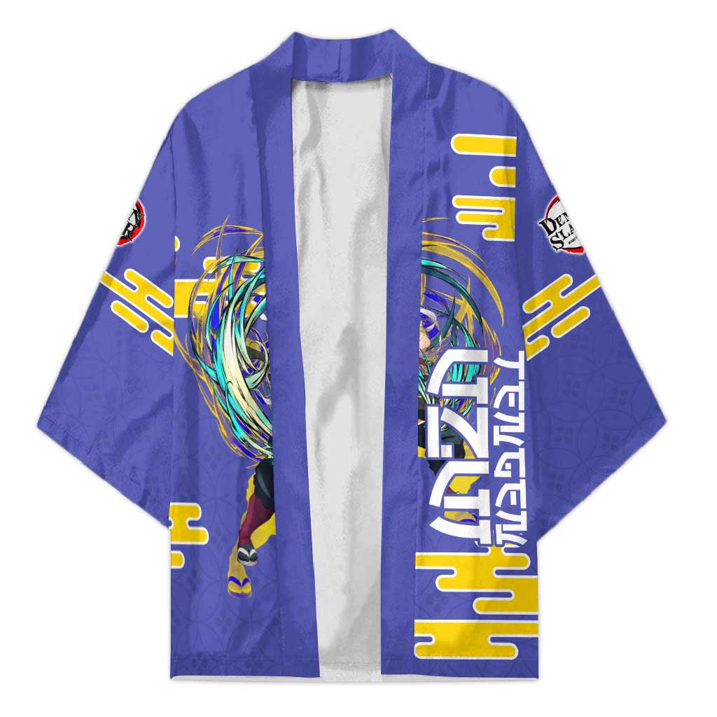 Tengen Uzui Demon Slayer Kimono Vibrant Anime Soundwave Style
