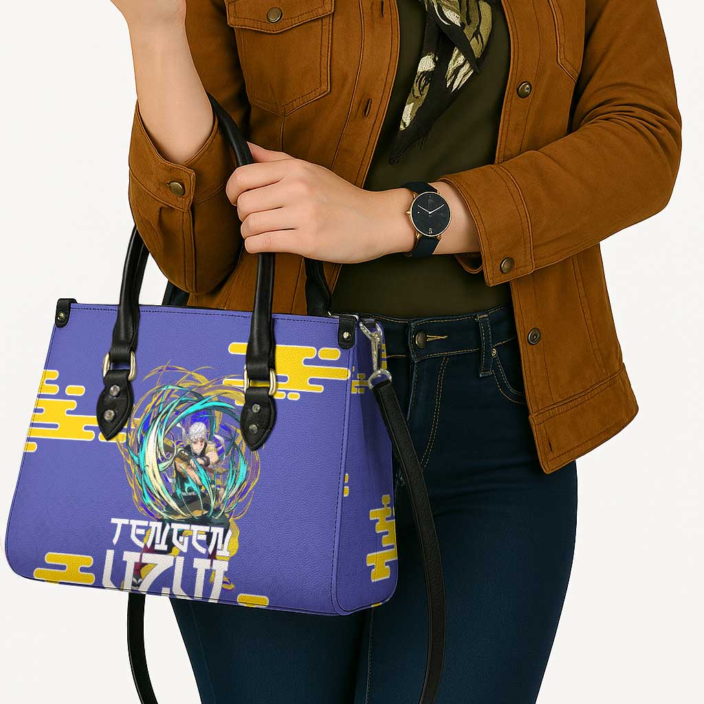Tengen Uzui Demon Slayer Leather Bag Vibrant Anime Soundwave Style